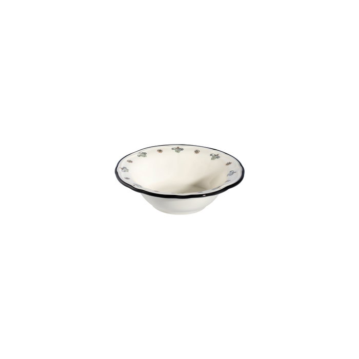 Hermia Helen Fulya 24 Ytkm Juego de Cena de Porcelana Multicolor de 24 Piezas